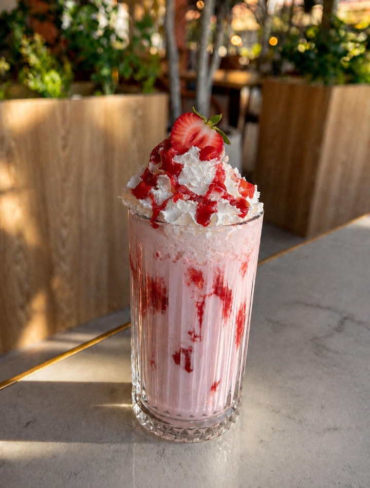 Çilekli Milkshake