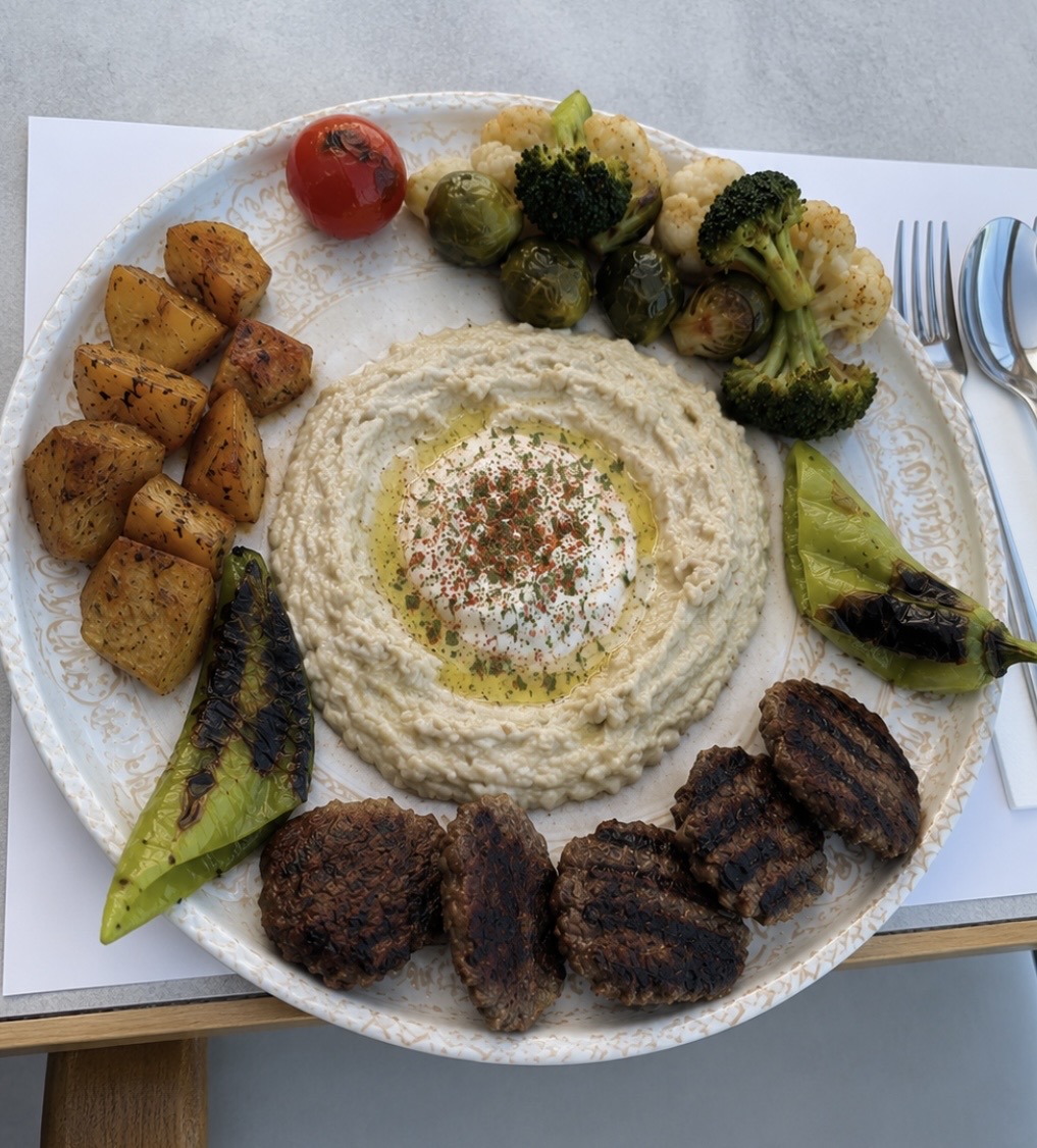 Beğendili ızgara köfte